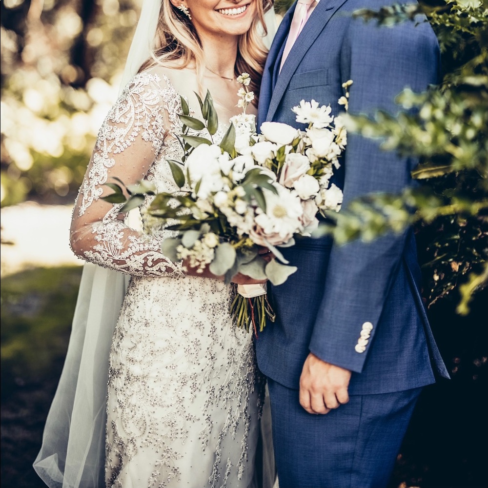 Enaura Ariana beaded wedding gown